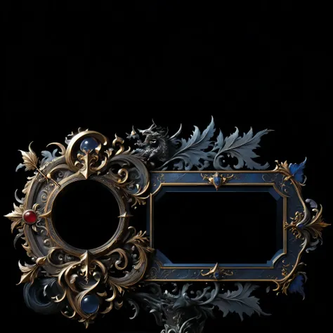 beautiful game ui, rpg text box, elaborate design, beautiful, medieval, fantasy game, stunning, pearlescent, morning, matte painting, by wlop, by artgerm, octane render, trending on artstation, art by greg rutkowski, symmetrical