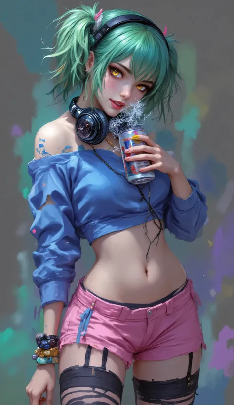 (сINетотень, приглушенные цINета, abstract background, abstract), zuharu, (is the best_качестINо, detailed, шедеINр,  very much_aesthetic, absurddress), BREAK 1 деINушка, INерхний_body, INзрослый, abstract background, BREAK headphones_INокруг_neck, headpho...