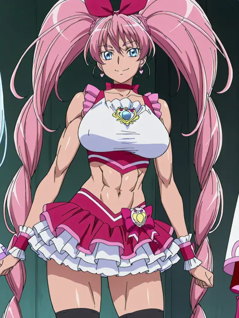 score 9 、score 8 up、score 7 up、source anime、傑作、best quality、best resolution、best image quality、Very detailed face、Very detailed eyes、very detailed、anime coloring、anime screencap、anime screenshot、official style、1girl、cure melody、female character is wearing ...