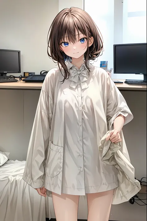 (office room:1.2),(Computers are lined up:1.2),Hacker Lori breaks even the strongest network defenses with an innocent smile,Break (masterpiece:1.2), Highest Quality, high resolution, Unity 8k Wallpaper, (shape:0.8), (Beautiful Attention to Details:1.6), h...