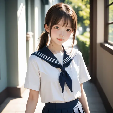 ( white skin:1.3),Cute Girl,Cute younger Girl,slender,short,slender,thin body,(younger:1.2),Cute younger Girl opening without permission,cute face,(skinny:1.5),score_7_up,score_8_up,score_9,Realistic,is a girl who goes to school,uniform, small butt when vi...