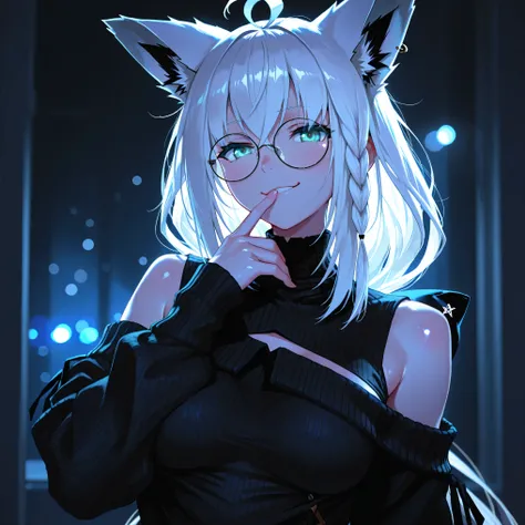 1girl, Shirakami Fubuki_(Hololive on the game), High Quality, masterpiece, 4K, 8k, Hi-Res, super detailed, HDR, ultra high res, studio lighting, ultra fine painting, Extremely Detailed Description, professional, bright colors, Bokeh, anime style,source ani...