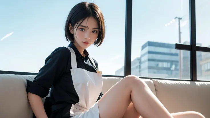 8k,ultra high res , Highest Quality, Masterpiece,rule of thirds,golden ratio,surreal,Picture, A woman,masterpiece girl,perfect anatomy,extream close up,sitting straight,staring at the audience,(A woman), Great Environment . elegant anime-style illustration...