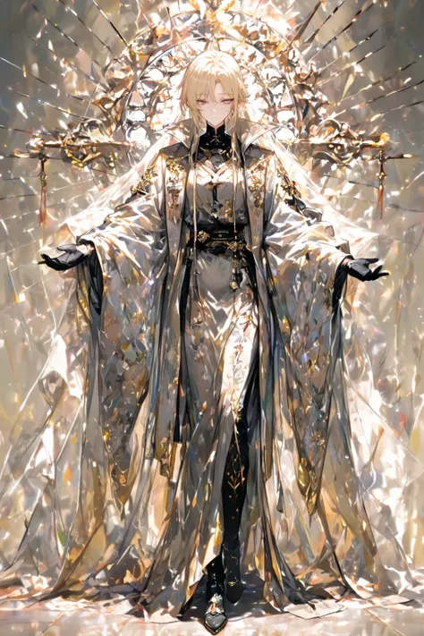 a detailed anime-style character , human, standing, full body, front view ,high quality, detailed eyes, intricate details,soft lighting, sharp focus, semi real,8k, anime character, vibrant colours , delicate features,detailed eyes, contemplative pose, head...