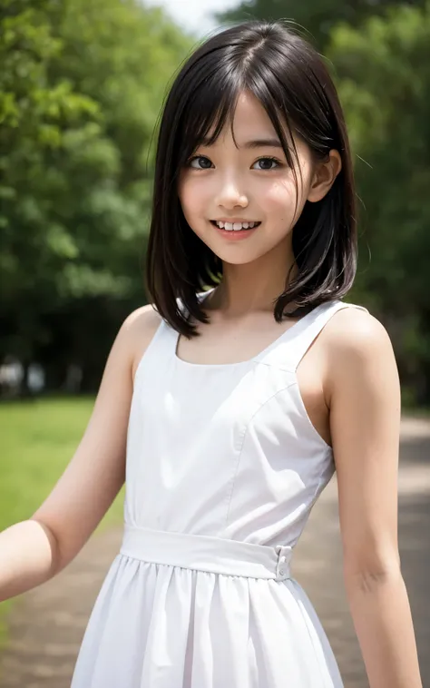 8 years old,2 cute girls,((Highest Quality)),park where the nipples are almost visible,((Photo Quality)),(Slim:1.5),(detail),Tiny Chest,narrow shoulder width,perfect face,Tank Dress ,ruffle dress,(skinny:1.3),(smile:0.5)