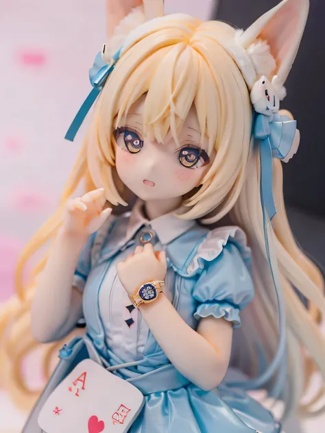 Alice in Wonderland　Girls Who Tore Their Clothes　Idol Costumes
 rabbits  、           chibi　I have a watch　 say hello