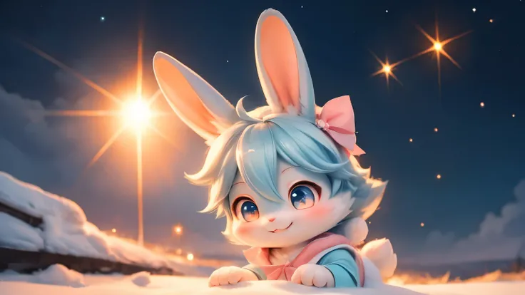 light blue rabbit、Smile Yan、Reach for the sparkling sky