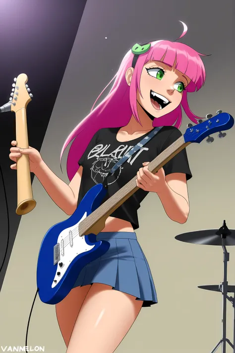 Vannamelon, Bad student , band, instrument , Play, miniskirt 