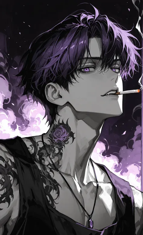 (a masterpiece:1.3, 8k:1.3, Highest quality:1.3, Detail:1.3, High resolution:1.3, digital painting, ultra detailed), highly detailed eyes and face, Details are clear, upper body, 3/4 view, detailed eyes, 8k, ultra-detailed), (anime style, dark fantasy, mal...