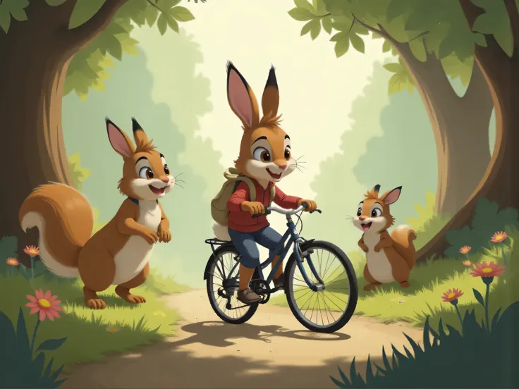 The inventor Habit of saving
In a forest full of fruit trees and singing streams, did Tito, a playful bunny who loved candies.  Every day , with the coins she earned collecting berries, I would run to the market and buy candies, ice cream and gum.
 "Life i...