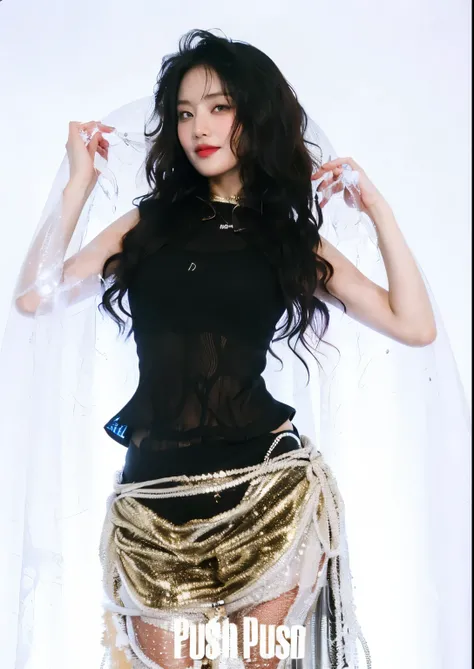 masterpiece, the best quality,8K,High Definition,depth of field,photo,(bright colors),Bright colors,highlights,1girl,beautiful,(top transparent white tube,
neckline,side chest flick,small and firm breasts,chest out,sliding nipples,undulating breasts,wearin...