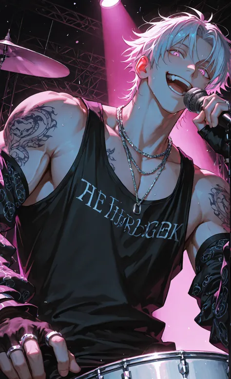 (moody lighting, dramatic shadows, bloom lighting, colored shadows, masterpiece: 1.3, 8k: 1.3, Highest quality: 1.3, detail: 1.3, high resolution: 1.3, digital painting, super detail), 1male, boy, 1male, solo, masculine, muscular, strong, pumped-up man, ex...