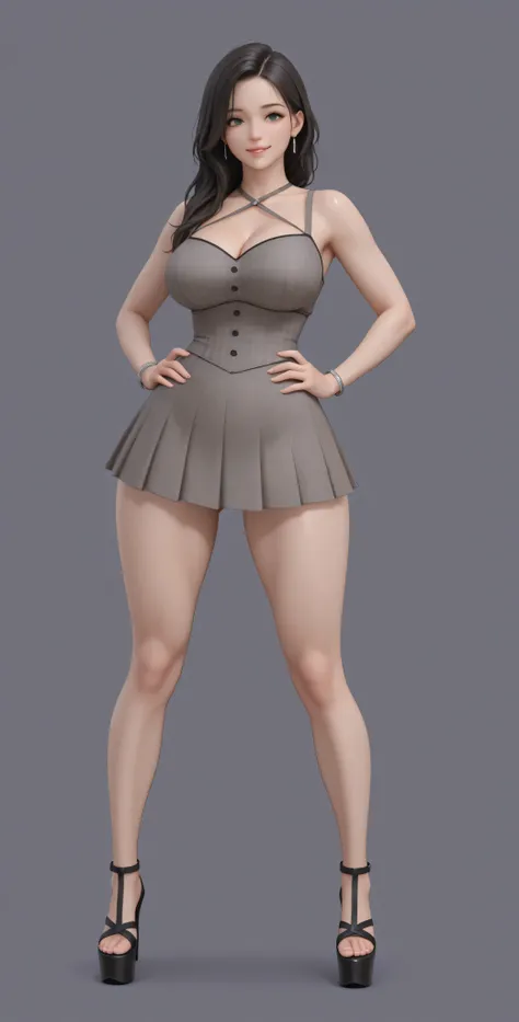 high definition, 4k, Of course. a very horny nymphomaniac milf babe, cha Hye Yeon. smile. (((Alone.))) (gray background). Leopard print corset:1.5. Shiny black metallic bodice, sleeveless corset, sweetheart neckline, bare shoulders, clavicles. plaid red ...