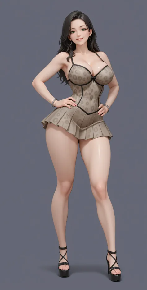 high definition, 4k, Of course. a very horny nymphomaniac milf babe, cha Hye Yeon. smile. (((Alone.))) (gray background). Leopard print corset:1.5. Shiny black metallic bodice, sleeveless corset, sweetheart neckline, bare shoulders, clavicles. plaid red ...