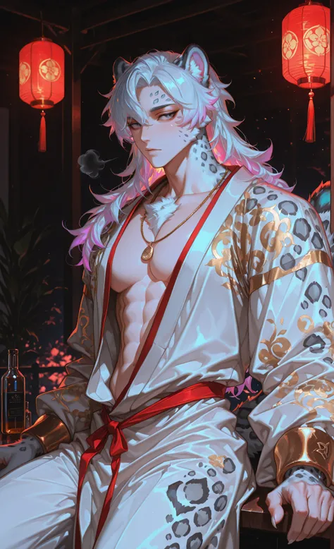 (neon aesthetic, neon colors, glowing, glow effect, vibrant colors, high contrast, fluorescent, luminescence, light effects, chromatic lighting, colorful lighting, bright outlines, neon lineart, dark background, digital art, kemonomimi_mode, animal_ears, n...