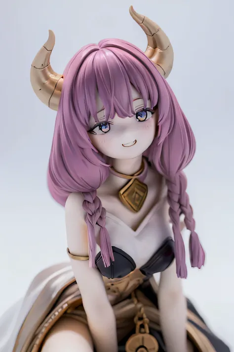 (Top Quality 4k,high resolution:1.2),very detailed,realistic,Bluish Tone, soft sentences,girls,Her Long,  flowing gray hair、In contrast to pale skin.., Smile from the waist up,  charming smile (((((contrast)))))full body　Magic Strike Back with    Libra((((...