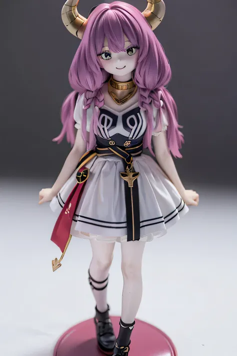 (Top Quality 4k,high resolution:1.2),very detailed,realistic,Bluish Tone, soft sentences,girls,Her Long,  flowing gray hair、In contrast to pale skin.., Smile from the waist up,  charming smile (((((contrast)))))full body　Magic Strike Back with    Libra((((...