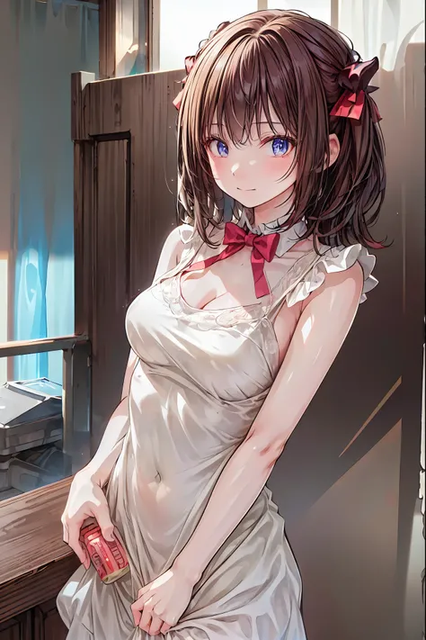 Convenience store in hell, midnight 12 o'clock，Opening in the middle of the night, moonlight，meteor、空から降り注ぐmeteor、無数のmeteor群，Shop in the woods，There is only 1 house out there，Lots of guests，1 girl，Tenteko Mai，demon girl，Four arms，and what lines up at the c...