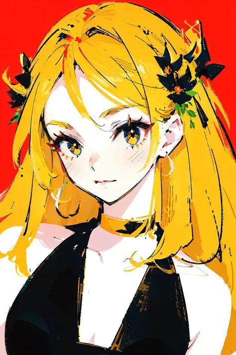 mode art illustration,1girl