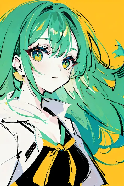 mode art illustration,1girl