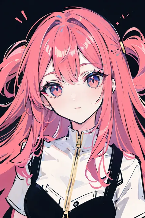 mode art illustration,1girl