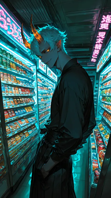 (neon aesthetic, vibrant colors, fluorescent, luminescence, chromatic lighting, moody lighting, dramatic shadows, bloom lighting, colored shadows, masterpiece: 1.3, 8k:1.3, Highest quality:1.3, detail:1.3, high resolution:1.3, digital painting, super detai...