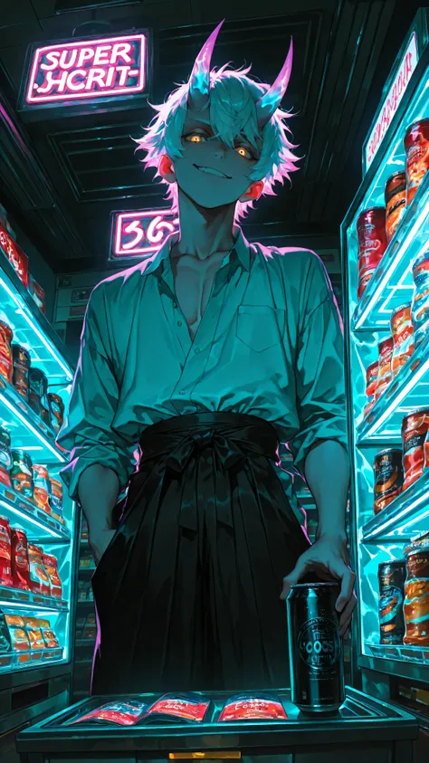 (neon aesthetic, vibrant colors, fluorescent, luminescence, chromatic lighting, moody lighting, dramatic shadows, bloom lighting, colored shadows, masterpiece: 1.3, 8k:1.3, Highest quality:1.3, detail:1.3, high resolution:1.3, digital painting, super detai...