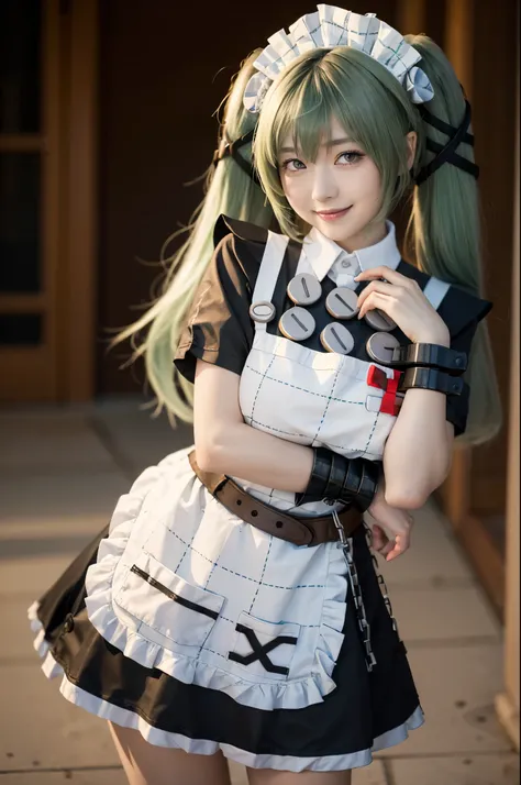 1girl, solo, Japanese beautiful girl, looking at viewer, (evil smile:1.3),
moderate waist, (huge breasts:1.25), full hips,
(Best quality, 8k, 32k, Masterpiece, UHD:1.2),
beautiful face, perfect face, highly detailed beautiful face and eyes, attractive fac...