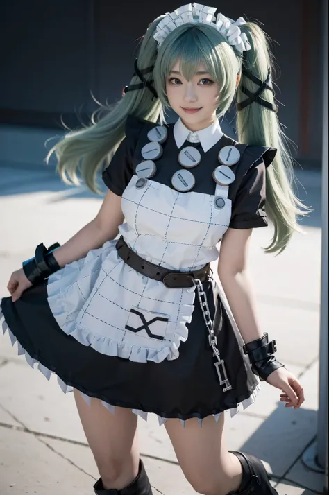 1girl, solo, Japanese beautiful girl, looking at viewer, (evil smile:1.3),
moderate waist, (huge breasts:1.25), full hips,
(Best quality, 8k, 32k, Masterpiece, UHD:1.2),
beautiful face, perfect face, highly detailed beautiful face and eyes, attractive fac...