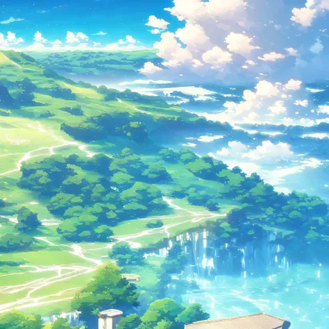 Makoto Shinkai、「Our footprints」、POP、Fantasy、Scenery