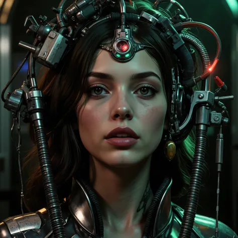 Strange station, wired weirdcore, creepy creepstyle, 3D Rendering Realism, ultra-crystalistic, vile beauty, cinematic portrait, portrait painting,