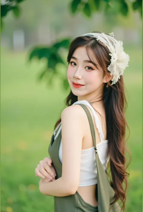 A beautiful young woman, smiling, studio portrait, soft lighting, highly detailed, realistic, cinematic, 8k, sharp focus, intricate details, photorealistic, hyperrealism, depth of field