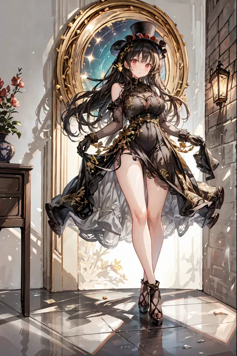 Midnight Auction,Midnight Auctioneer,Woman Who Hits a Hammer,Secrets That Can Be Auctioned,Auction House in the Dark,high resolution,Realistic,miniature painting,still life,photograph,HDR,High Key,perfect composition near the entrance,Superb Light and Dark...