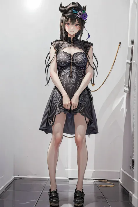 Wounded Girl,Halloweenの夜,怪物に取り囲まれたCity, A girl being controlled by a monster , Transforming into a monster , A city filled with skyscrapers ,Cityの夜景

少女の傷付いた姿, A girl's expression is gloomy and gloomy ,frightened posture, A girl hiding her wounds with band...