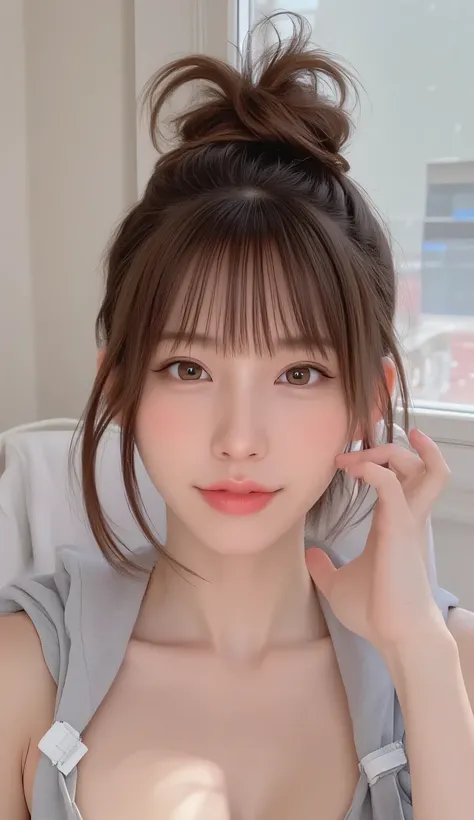 NSFW nude butt Looking Back short hair