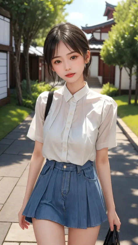 (かわいいyounger女の子),かわいいyounger女の子,(slender),slender,leg up,(short),short,skinny,(skinny:1.5),(thin body),thin body,(toddler wearing top_body:0.6),younger,(younger:1.5),Slender feet ,(twin tails),Realistic,taken from above,lean forward,(small breasts),small b...