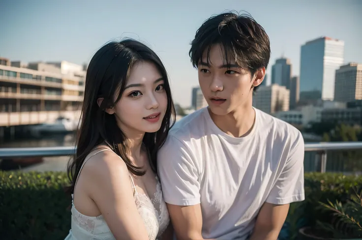 Couple photo with girlfriend