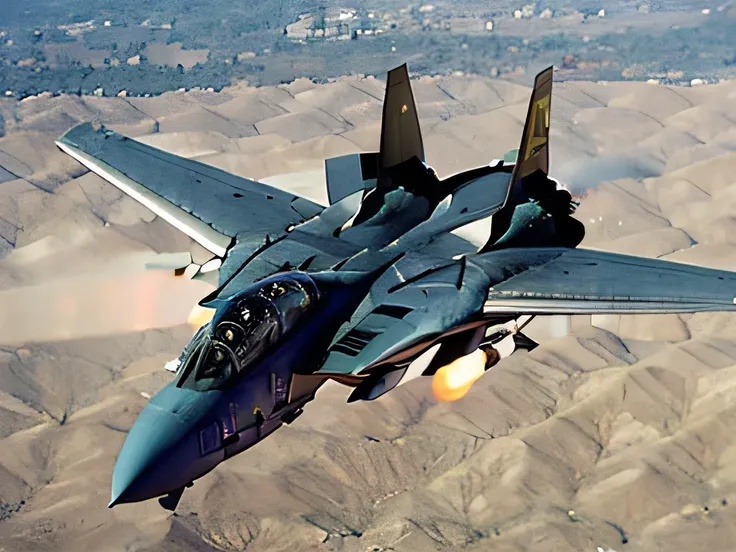 F14 tomcat ,VF103,Jolly Rojas,Hi-Visual,Afterburner,Ground display,Left Panorama,