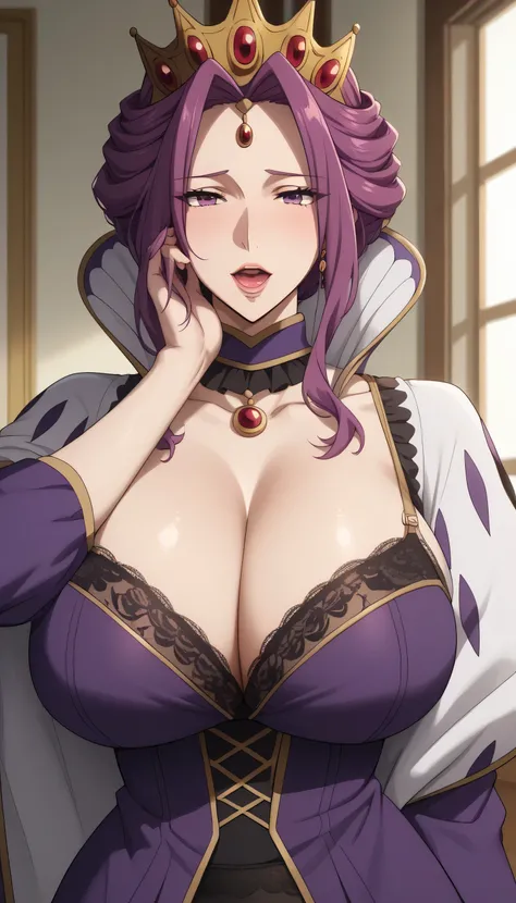 Score_9, Score_8_up, Score_7_up, Score_6_up, Score_5_up, Score_4_up, Source_anime, Tag1, Tag2, very moan, very excited, moan,open mouth, one hand on face, Quality_masterpiece, Anatomically correct, Beautiful face, Perfect face, Highly detailed beautiful fa...