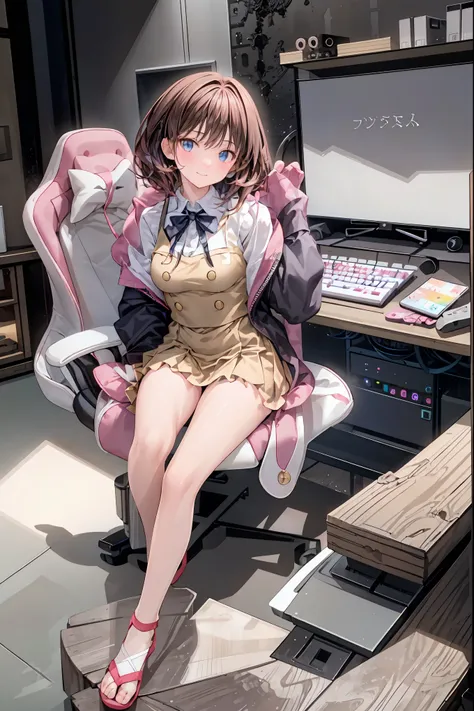 Candy in hand,MANIPULATE YOUR SCREEN LIKE A GAME,programming room interior,EXTREME DETAIL DISPLAY,EXTREME DETAIL DRAWING,typing speedy two hands,IMMERSE YOUR SCREEN,anime breaking through digital space,Digital Illustration,Cyberpunk, future, network (((PRI...