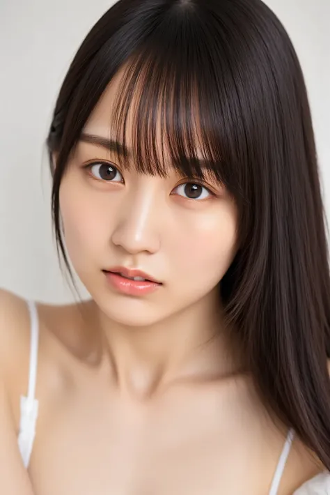 naked　nude facial zoom up brown skin