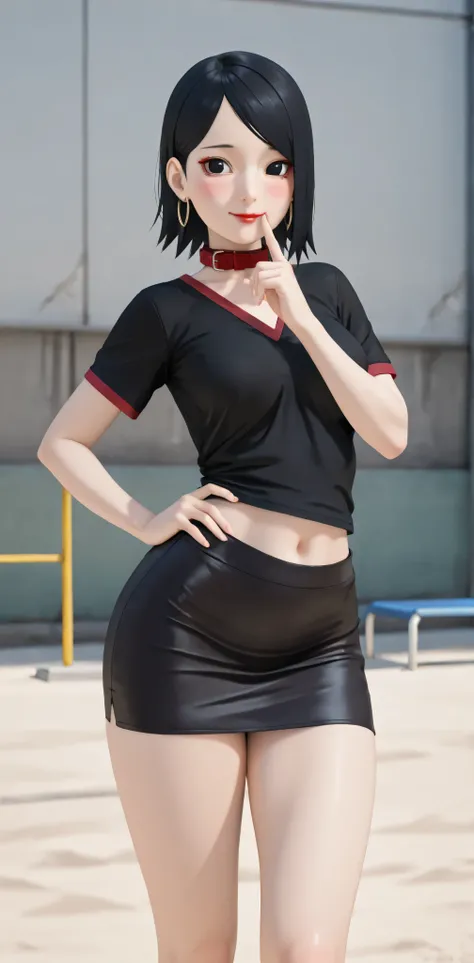 (Photo RAW), absurd, (absurd resolution)), masterpiece, Better Quality, (Extremely detailed Unity 16k CG wallpaper), (best illustration), (best shade), realistic lighting, detailed and beautiful shine. A beautiful little girl. Sarada Uchiha.  10 years. ele...