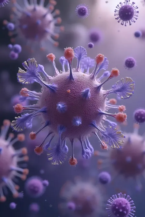 viruses and bacteria in png format