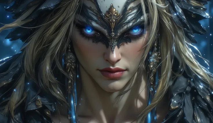 Bastien Lecouffe-Deharme´s painting depicting A woman half-bird, representing the Brazilian legend of Matinta Pereira, she has large wings and a penetrating gaze, like that of an owl, She wears rags, like a wanderer, and has a black band over her eyes, she...