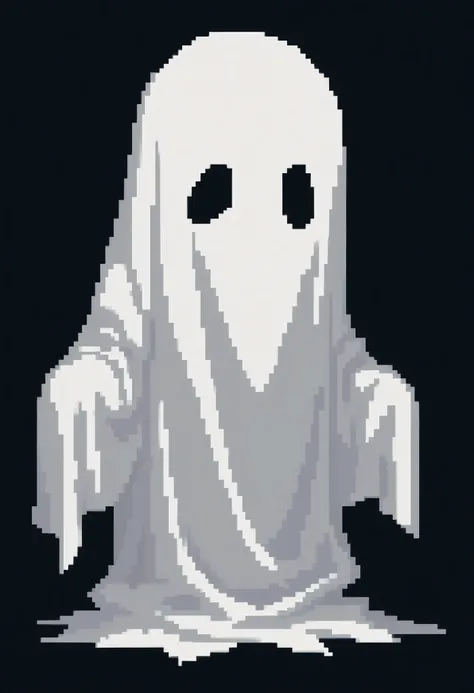 sheet ghost,solo,ghost costumel, black background,