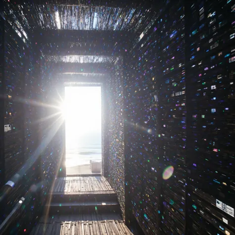 Stepping out into the bright sunlight of a summer's day after being in a completely dark environment. The overpowering bright sun floods your vision with white colors and tiny images that your mind can not process properly.  Blinding light that is too much...