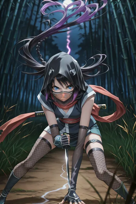 ((言語: 日本語、英語)、(Masterpiece), (Highest Quality), (High Score), (High Resolution),(4k),(one short sword,nijya sword), (girl hand grips the swords, in a fighting stance),Uncensored,),
(anime screencap,anime colored),
(戦闘、古代の日本、(夏)、(夜)、（夜空）、(屋外)、1girl,,solo,),...