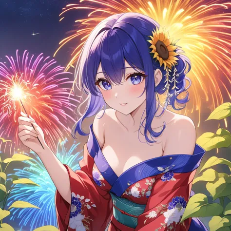 (eyeshadow)), ((Beautiful, detailed eyes)), ((Crystal-like eyes)), ((Long wavy hair that shines in the rainbow colors of red, blue, green, yellow, orange, indigo, and purple) , Hime cut, ((Translucent white skin)), lustrous skin, pure white skin, ((Very be...