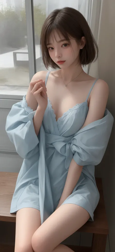 (:1.3),leg up,かわいいyounger女の子,pointing left hand_Herself,slender,(slender:1.3),short,skinny,(skinny:1.3),slender body,(slender body:1.5),small body,younger,(younger:1.5),pussy,holding my penis in my mouth,realistic,in the skin There is a large amount of sem...