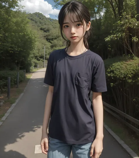 16 kg,20 years old,4K,8k,(:1.2),(:1.5),cute girl,かわいいyounger女の子,detailed face and eyes,detailed skin,slender,(slender:1.5),Picture,realistic,score_7_up,score_8_up,score_9,short,skinny,(skinny:1.3),slender body,younger,(younger:1.4),sailor suit cosplay, nav...